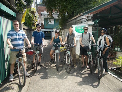 Follow me bike tour in Bangkok